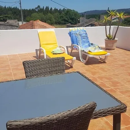 Yellow Rustic Portuguese Holiday home Nazare